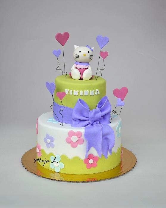 Hello Kitty, torta, Torty pre dievčatá, mayaL30, 1