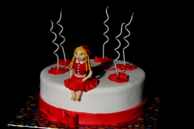 Narodeninová s dievčatkom, torta, Torty pre dievčatá, Jarka_P, 1