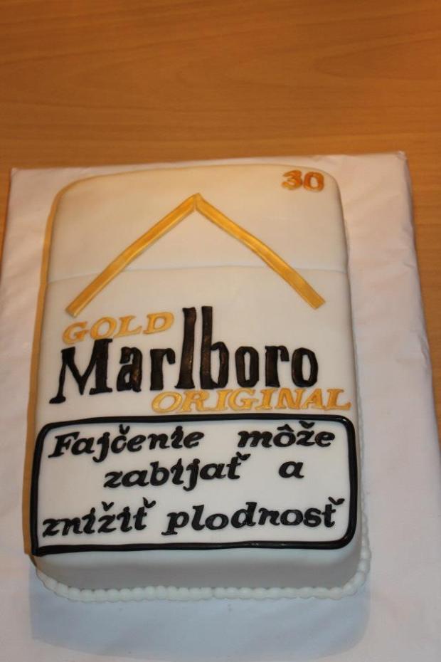 Marlboro, torta, Narodeninové torty, Andy222, 1