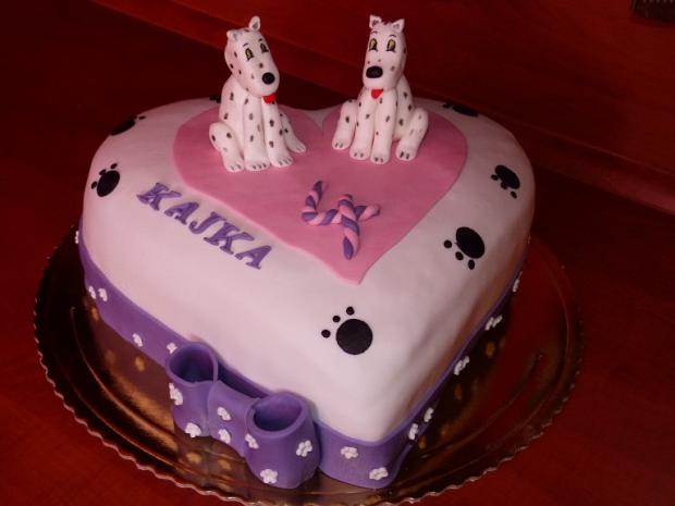 s dalmatíncom, torta, Torty so zvieratkami, rrenicka, 1