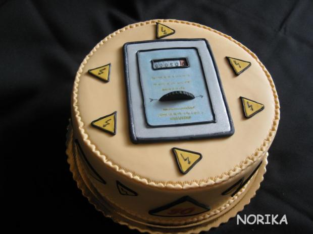 Pre elektrikara na 50., torta, Narodeninové torty, norika, 1