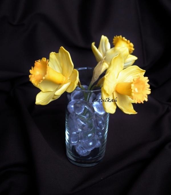 Narcisy, torta, Ozdoby na torty Narcisy, torta, Ozdoby na torty, dadulkah, 1