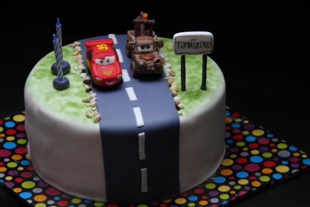 Mcqueen a Burak/Mater, torta, Rozprávkové torty Mcqueen a Burak/Mater, torta, Rozprávkové torty, Jarka_P, 1