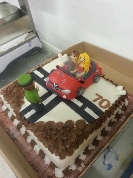 k 70 tke, torta, Narodeninové torty, Torty Michel, 1