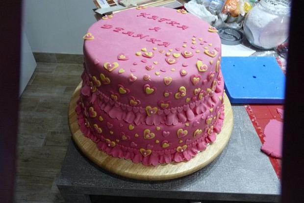 velka torta pre Katku a Deanku 9 kg, torta, Narodeninové torty, martazdar, 1