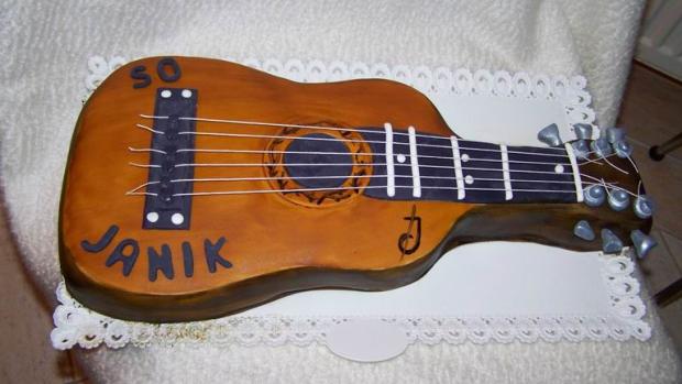 Gitara, torta, Narodeninové torty Gitara, torta, Narodeninové torty, 1deni11, 1