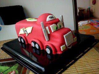 kamion CARS, torta, Torty autíčka, vláčiky, kojka84, 1