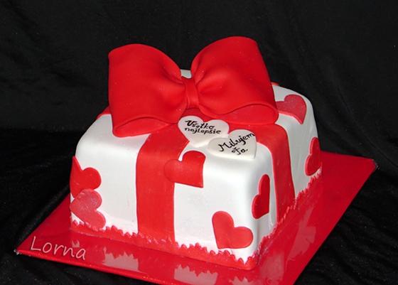 Narodeninovo - valentínsky darček.., torta, Narodeninové torty Narodeninovo - valentínsky darček.., torta, Narodeninové torty, Lorna, 1