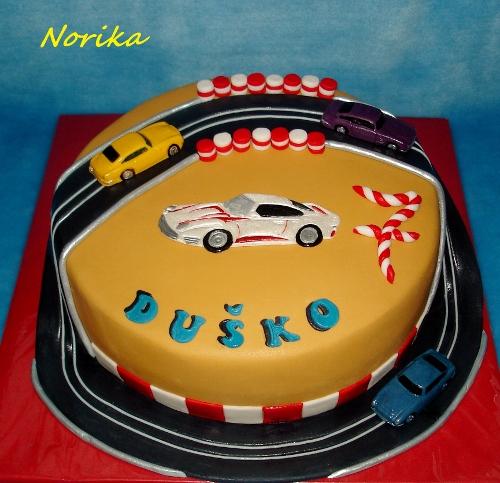 Autodráha, torta, Torty autíčka, vláčiky Autodráha, torta, Torty autíčka, vláčiky, norika1, 1