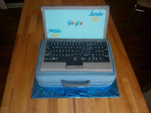 notebook II, torta, Narodeninové torty, lesajka, 1