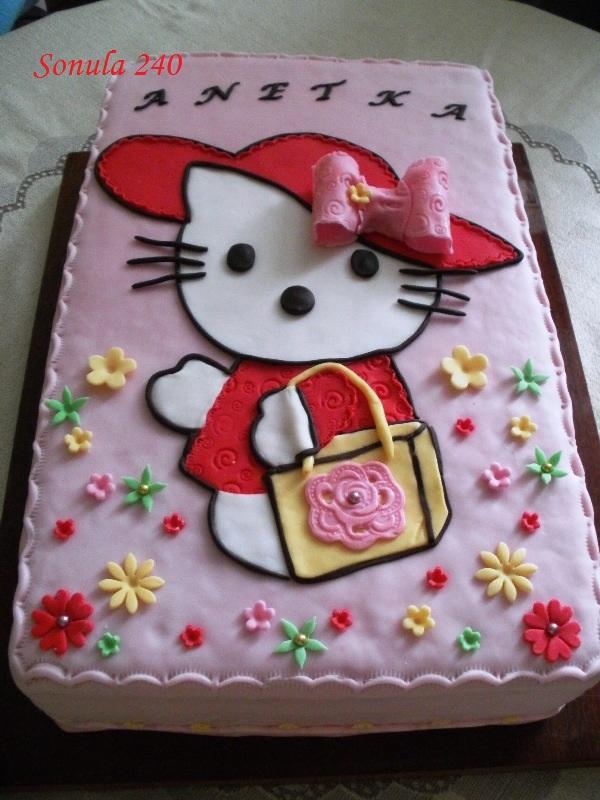 HELLO KITTY, torta, Torty pre dievčatá, sonula240, 1