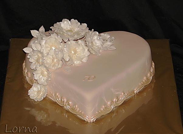 Srdce na 70-tku.., torta, Narodeninové torty Srdce na 70-tku.., torta, Narodeninové torty, Lorna, 1