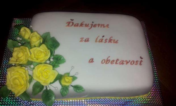 k výročiu svadby, torta, Svadobné torty k výročiu svadby, torta, Svadobné torty, MK martina, 1