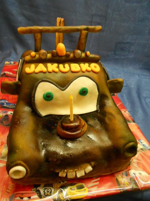 Matís 3D autíčkko, torta, Torty autíčka, vláčiky Matís 3D autíčkko, torta, Torty autíčka, vláčiky, gitus31, 1