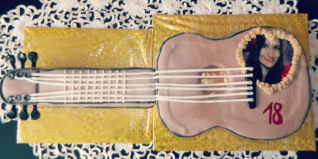 Gitara, torta, Narodeninové torty, lubkapav, 1