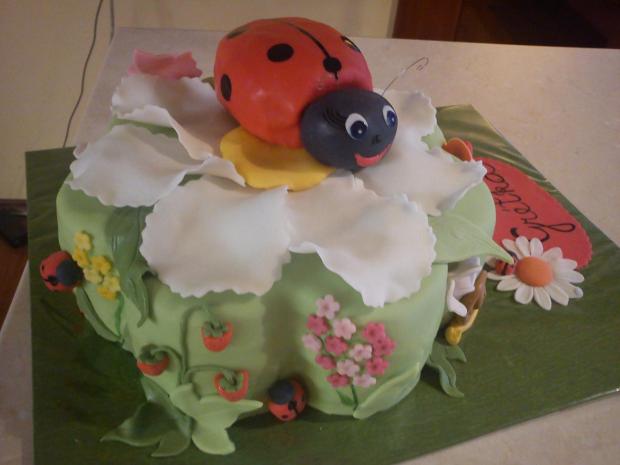 s lienkou, torta, Torty so zvieratkami s lienkou, torta, Torty so zvieratkami, Ditulka, 1