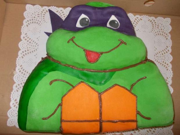 Ninja korytnačka, torta, Rozprávkové torty, hajni, 1