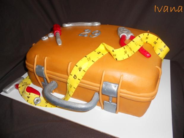 Kufrík s náradím, torta, Netradičné torty Kufrík s náradím, torta, Netradičné torty, Ivana111111, 1