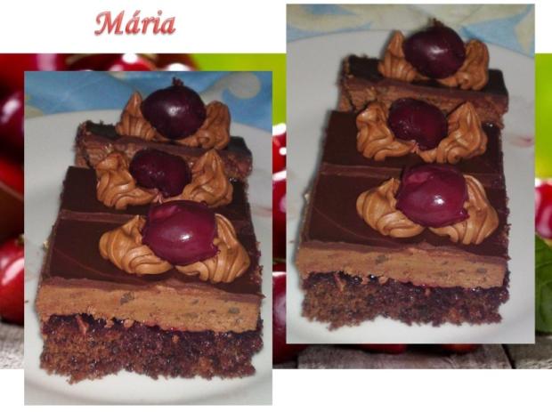 Griotkové rezy., torta, Zákusky Griotkové rezy., torta, Zákusky, Mariolka, 1