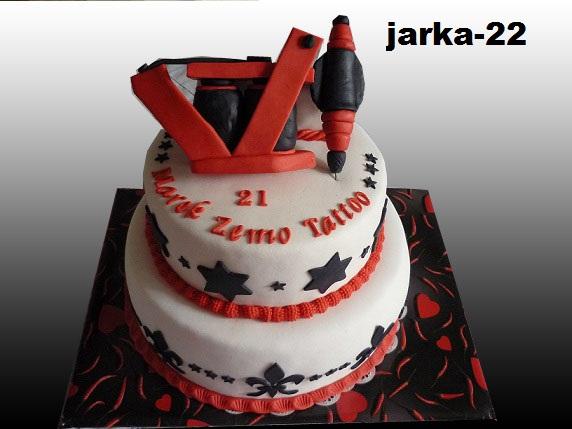 narodeninová zo strojčekom na tetovanie, torta, Narodeninové torty narodeninová zo strojčekom na tetovanie, torta, Narodeninové torty, jarka22, 1
