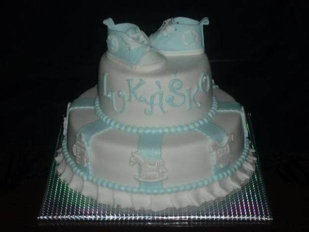 Krstinová s teniskami, torta, Torty na krstiny Krstinová s teniskami, torta, Torty na krstiny, kathka, 1