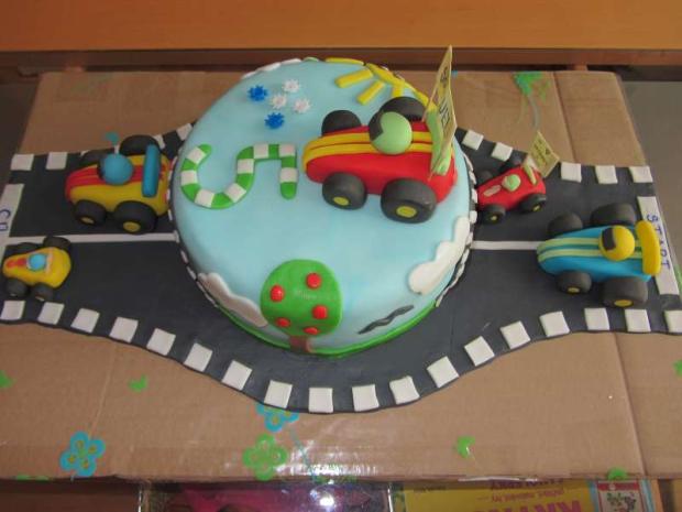 Tortička pre Samuelka_1, torta, Torty autíčka, vláčiky, Petra M, 1