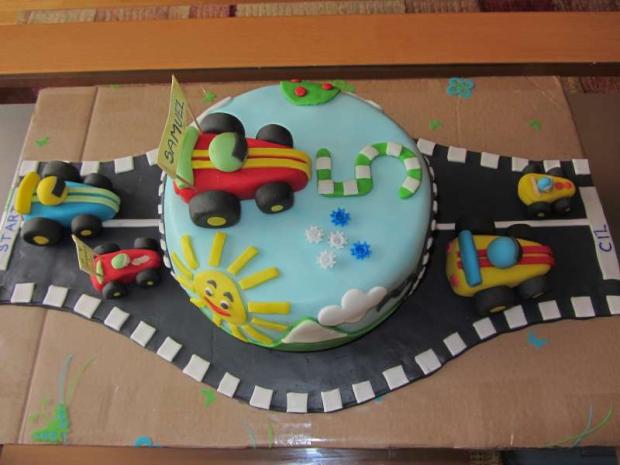 Tortička pre Samuelka_2, torta, Torty autíčka, vláčiky, Petra M, 1