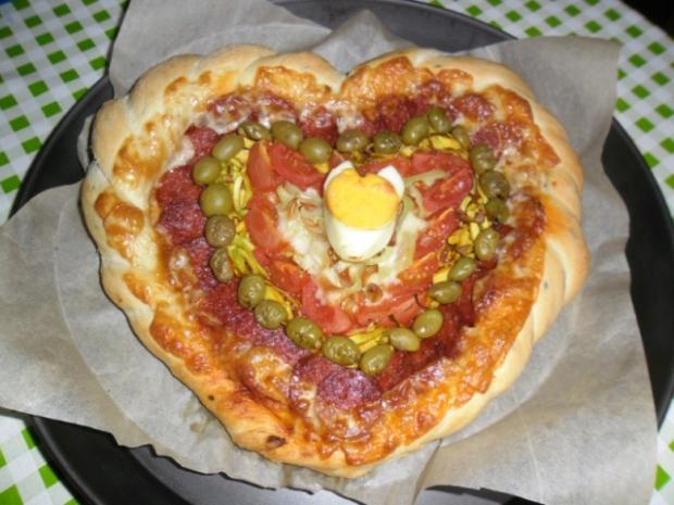 Srdiečková pizza, torta, Slané torty Srdiečková pizza, torta, Slané torty, Lubica67, 1