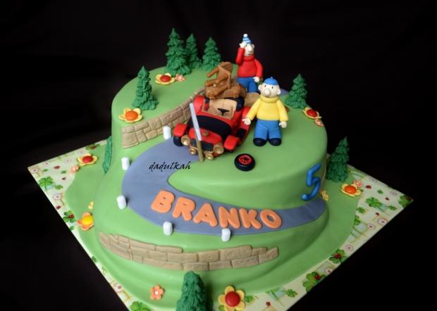 Pat a Mat: sťahovanie, torta, Rozprávkové torty Pat a Mat: sťahovanie, torta, Rozprávkové torty, dadulkah, 1