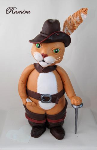 Puss In Boots cake - Kocúr v čižmách, torta, Rozprávkové torty Puss In Boots cake - Kocúr v čižmách, torta, Rozprávkové torty, ramira, 1