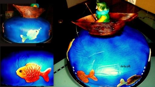 Rybár, torta, Ostané torty pre deti Rybár, torta, Ostané torty pre deti, lucka.plk, 1