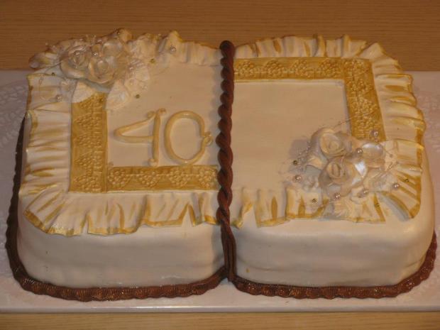 Narodeninova k "40", torta, Narodeninové torty, Magdalienka, 1