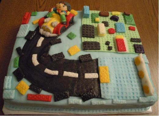 Lego, torta, Torty autíčka, vláčiky Lego, torta, Torty autíčka, vláčiky, mazda, 1