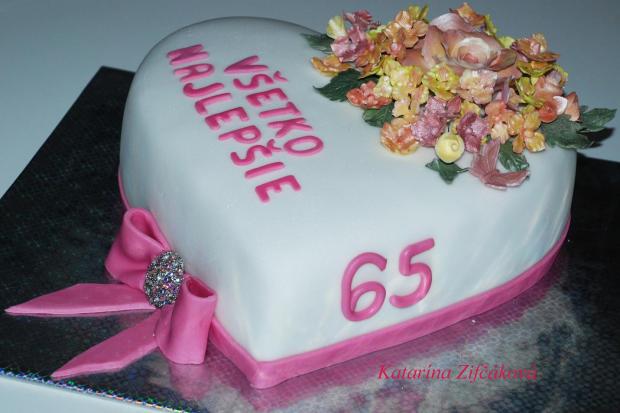 srdce 65, torta srdce 65, torta, Katarina139, 1