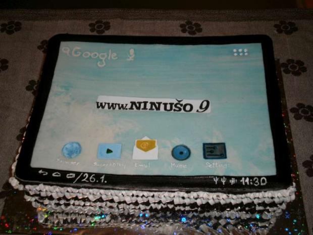 Penový TABLET, torta, Narodeninové torty, Zdenci, 1