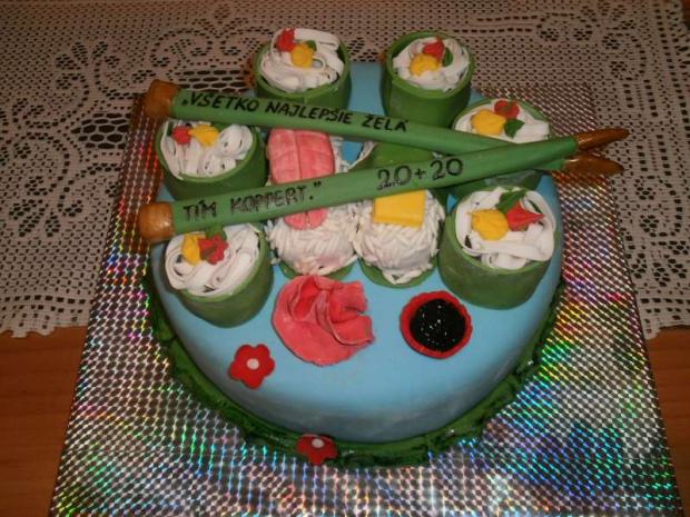 Sushi torta, torta, Narodeninové torty Sushi torta, torta, Narodeninové torty, Zdenci, 1