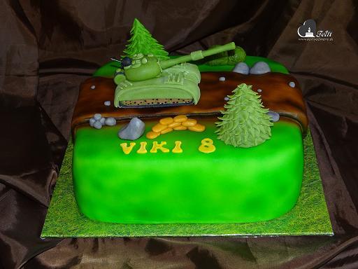 Tank, torta, Torty autíčka, vláčiky Tank, torta, Torty autíčka, vláčiky, Moncika7, 1