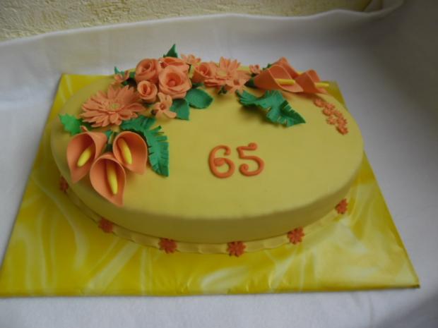 Narodeninová torta  65 rokov, torta, Narodeninové torty, Lubica67, 1