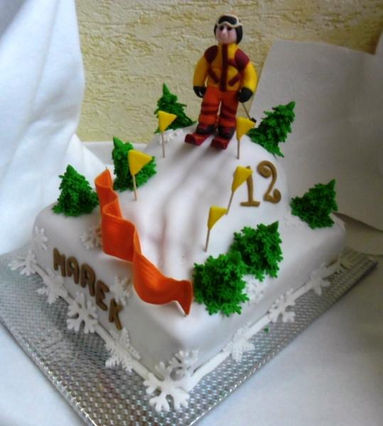 Torta s Lyžiarom, torta, Ostané torty pre deti Torta s Lyžiarom, torta, Ostané torty pre deti, Lubica67, 1