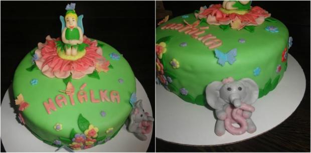 víla zvonilka, torta, Rozprávkové torty, Hana.Capkova, 1