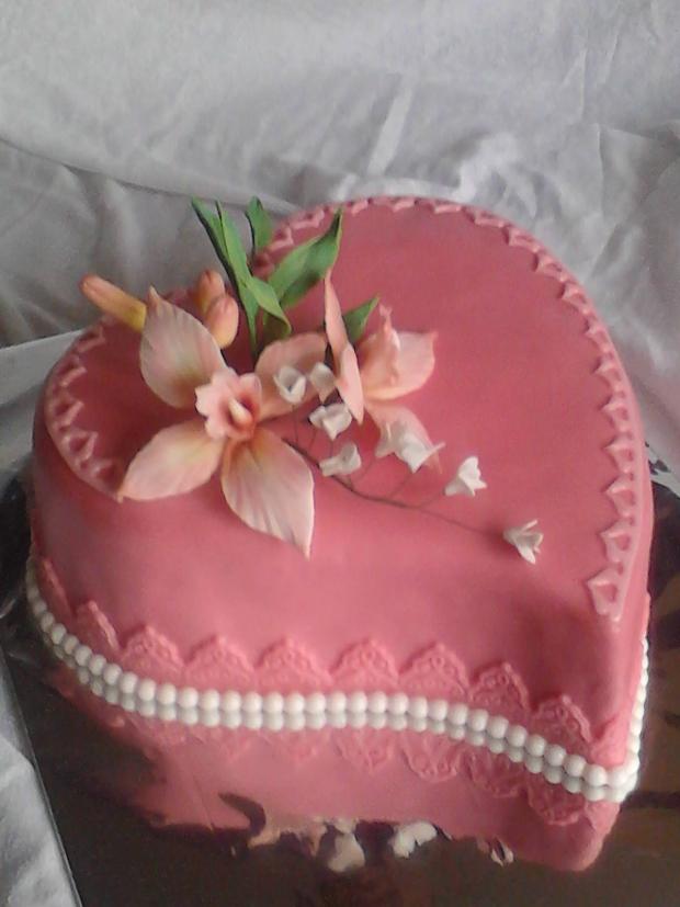 Ružová, torta, Narodeninové torty Ružová, torta, Narodeninové torty, Helenčok, 1