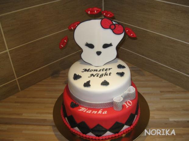 Monster Night, torta, Torty pre dievčatá Monster Night, torta, Torty pre dievčatá, norika, 1