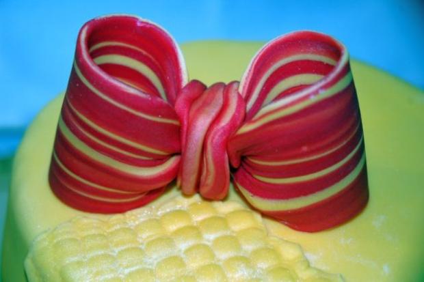 Mašla detail, torta, Ozdoby na torty, Sonia76, 1