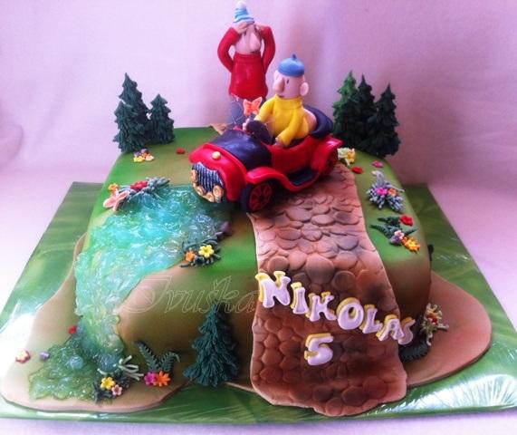 Pat a Mat na vylete, torta, Rozprávkové torty Pat a Mat na vylete, torta, Rozprávkové torty, likerik, 1