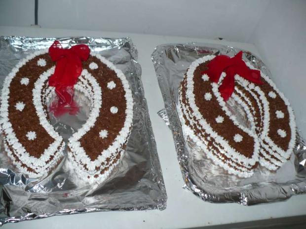 Penová podkova, torta, Svadobné torty Penová podkova, torta, Svadobné torty, Alu123, 1
