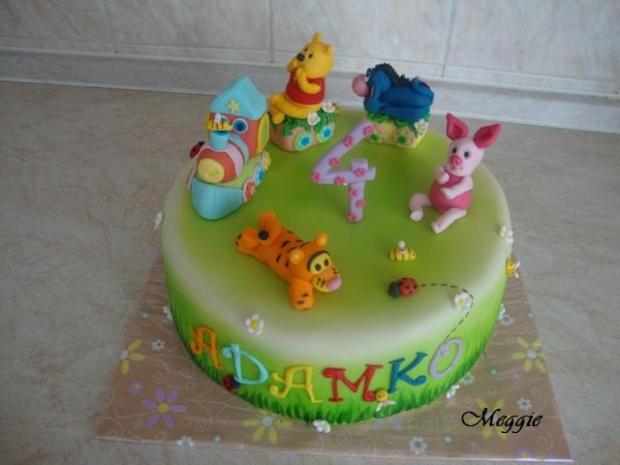 Macko Pooh, torta, Rozprávkové torty, Meggie, 1