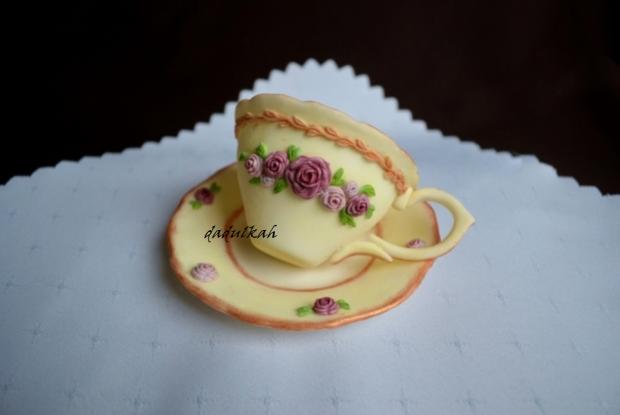 Šálka, torta, Ozdoby na torty Šálka, torta, Ozdoby na torty, dadulkah, 1