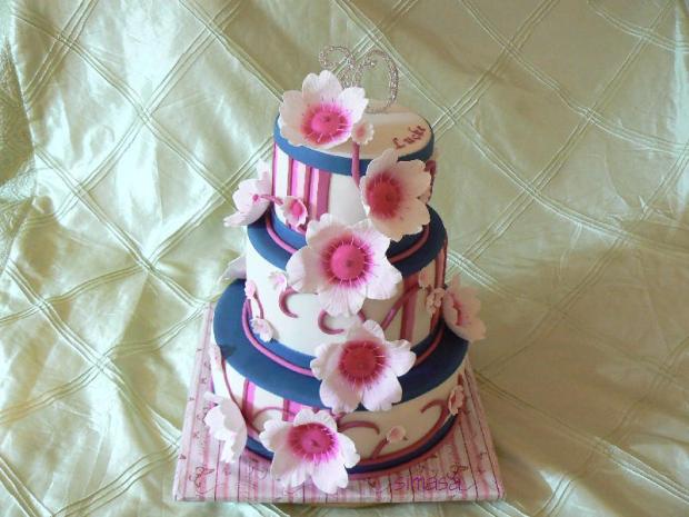 Kvetinová, torta, Narodeninové torty Kvetinová, torta, Narodeninové torty, simasa, 1