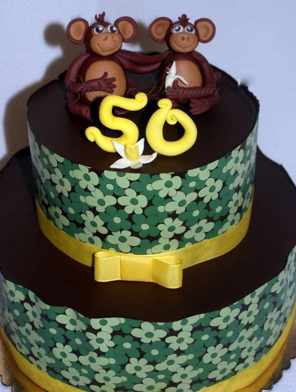 Poschodová s chocotransferom a opicami, torta, Čokoládové torty, Zuzka PN, 1
