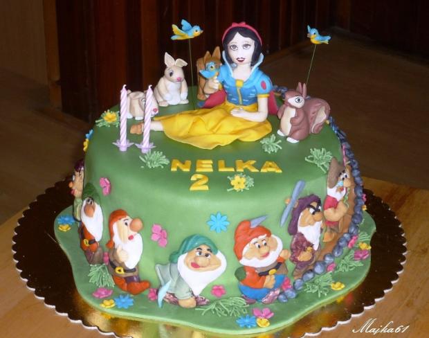 Snehulienka a trpazlíci, torta, Rozprávkové torty Snehulienka a trpazlíci, torta, Rozprávkové torty, Majka61, 1